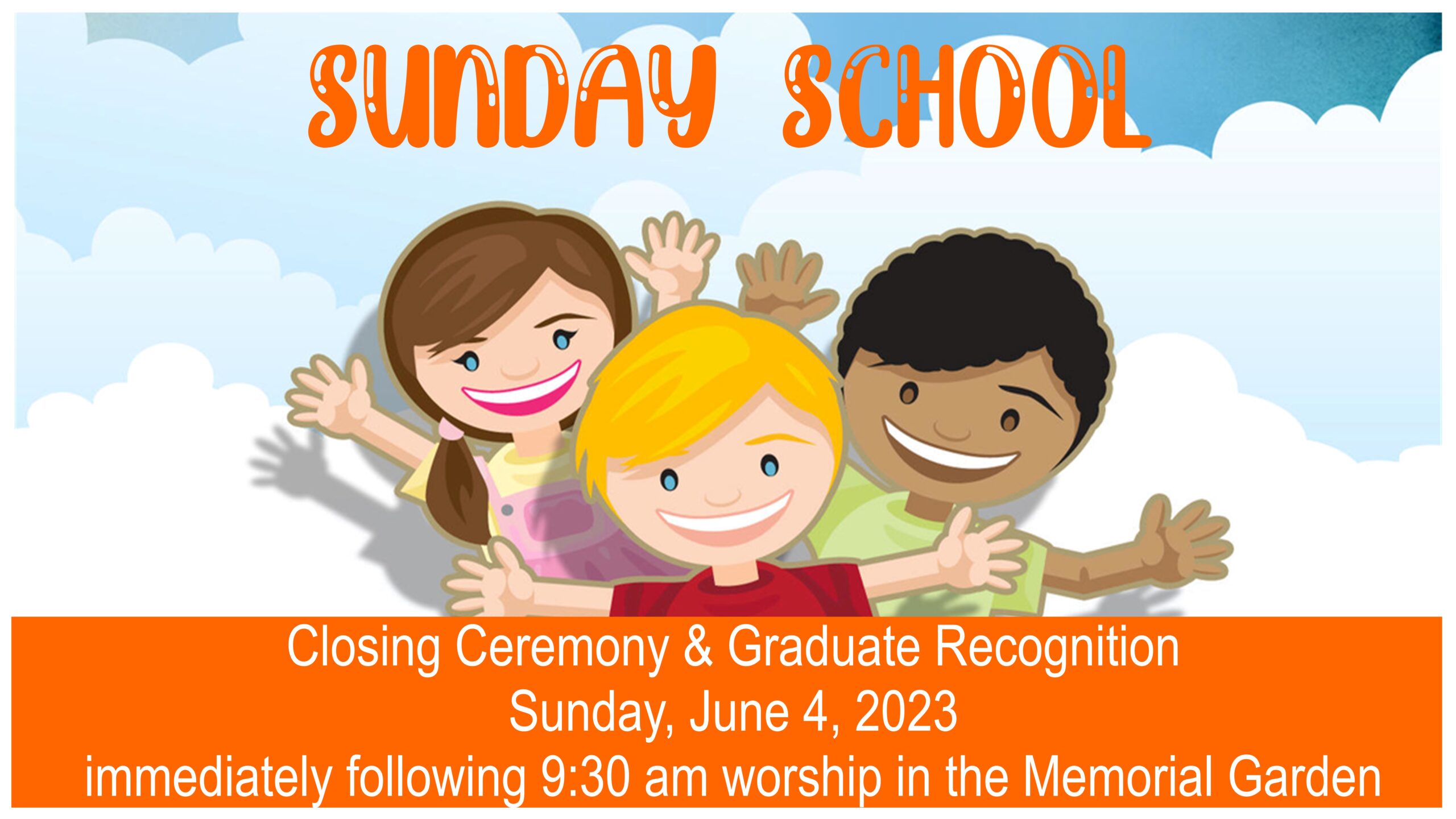 Sunday School Closing Ceremony & Graduate Recognition St. James' Episcopal Church Mt. Airy MD